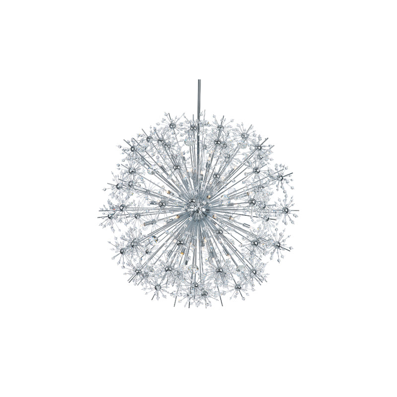Starfire 40 Light Chandelier Chrome