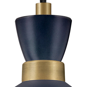Simon Medium Convertible Pendant Matte Navy