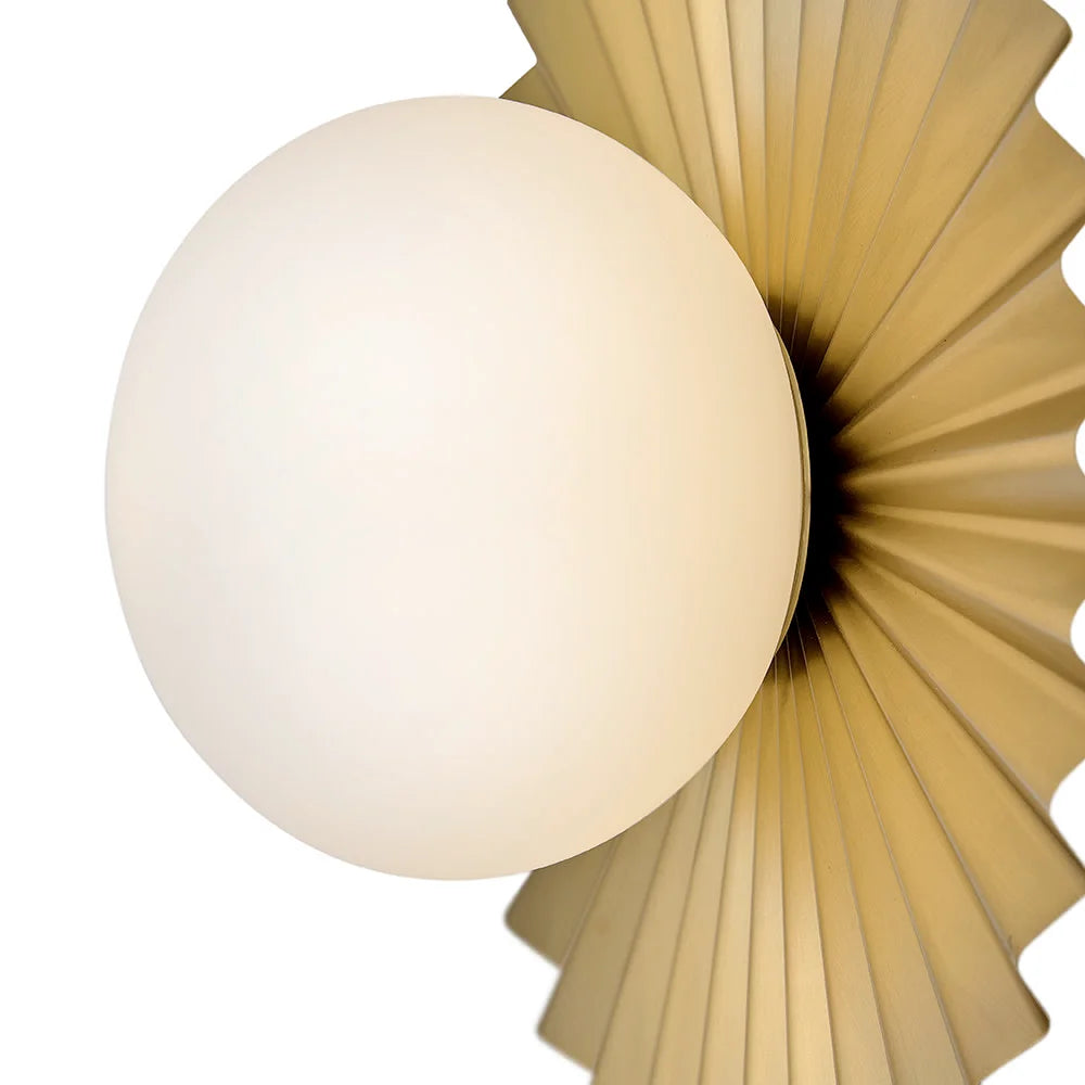 Stevie Small Flush Mount - Sconce Brass
