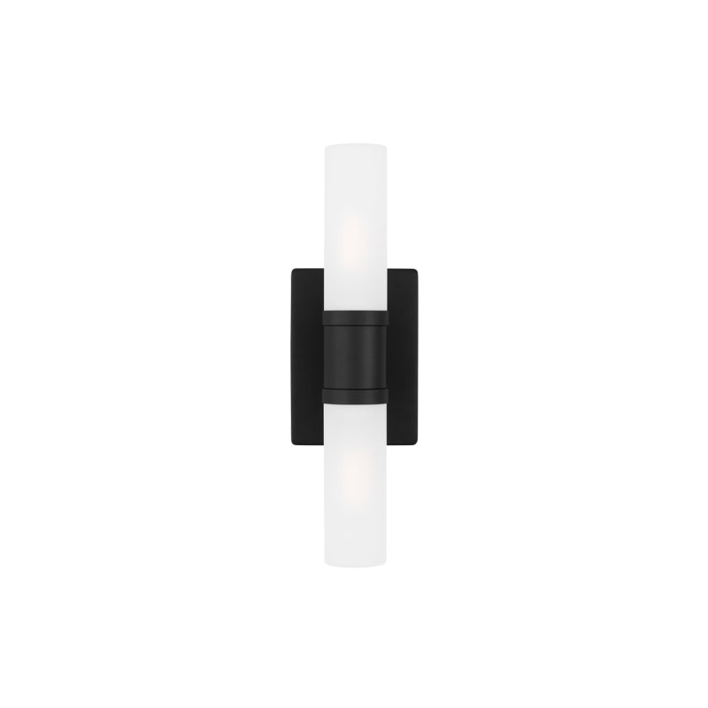 Keaton Small 2-Light Vanity Black