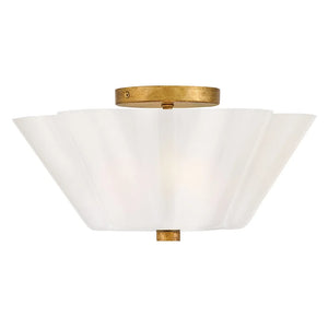 Honey Semi Flush Brass