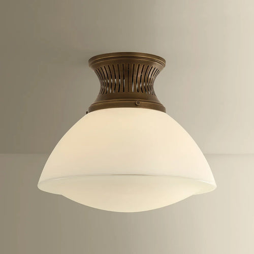 Bruceville Flush Mount Bronze Large