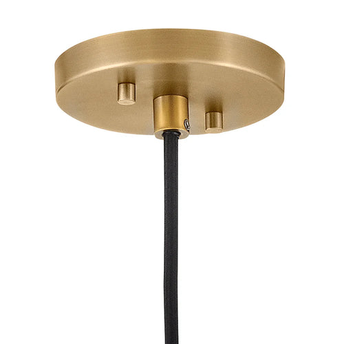 Simon Medium Convertible Pendant Brass