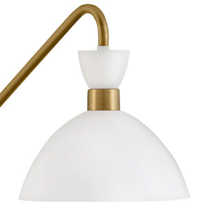 Simon Medium Single Sconce Matte White