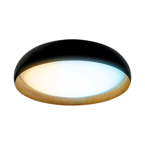 Potolo II Plafón Negro/Madera