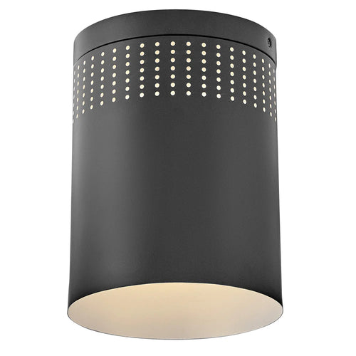 Casey Metal Flush Mount Black
