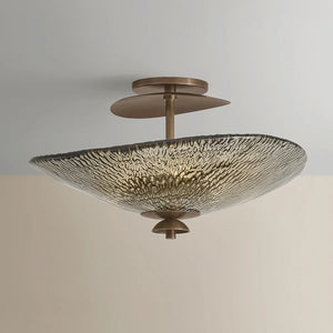 Alba 3 Light Flush Mount Bronze