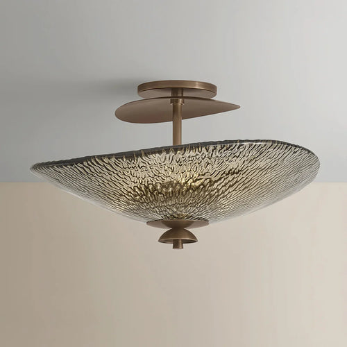 Alba 3 Light Flush Mount Bronze