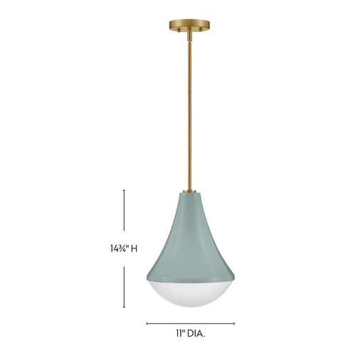 Haddie Pendant Seafoam