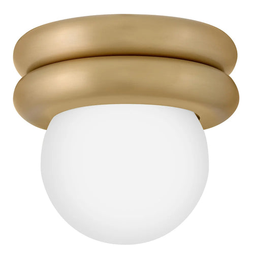 Noa Extra Small Convertible Flush Mount Brass