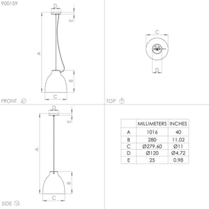 Camasca Led Pendant