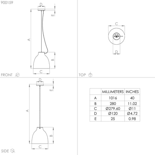Camasca Led Pendant