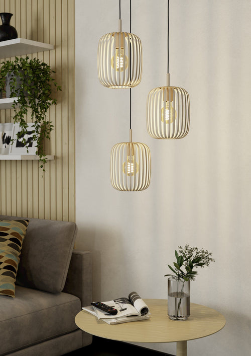 Romazzina 3 Light Pendant Sand