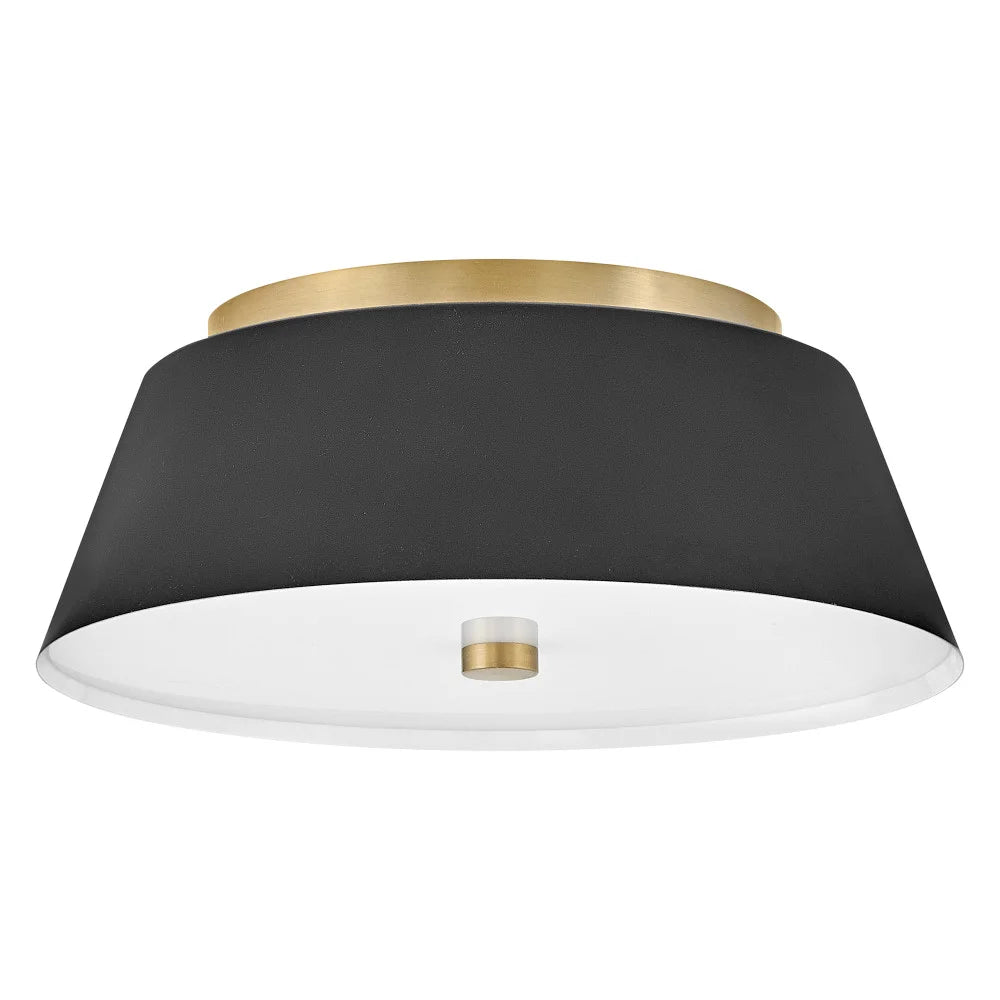 Tess Medium Flush Mount Black