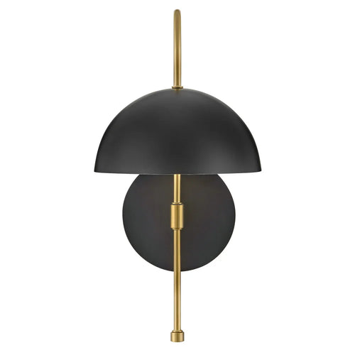 Lou Single Sconce Black