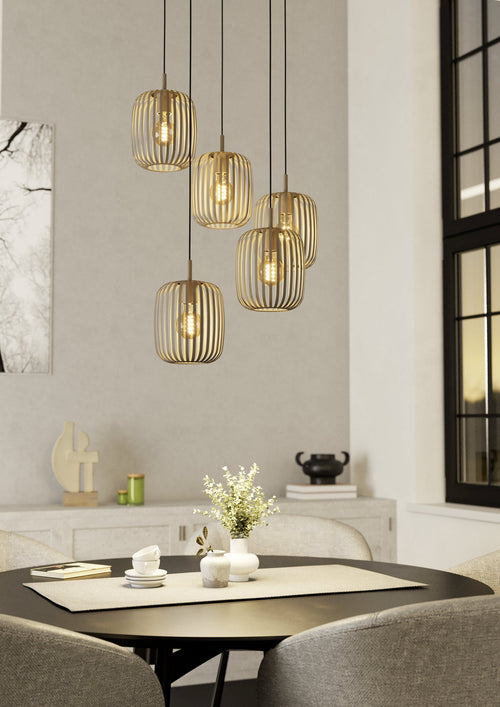 Romazzina 5 Light Pendant Sand