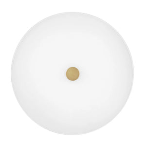 Tess Small Flush Mount Brass