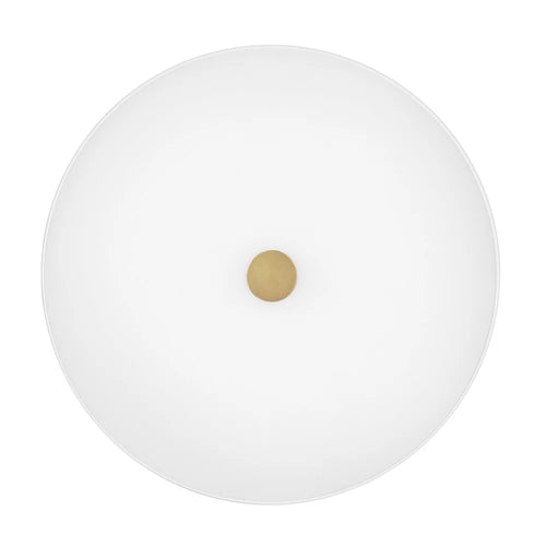 Tess Small Flush Mount Brass
