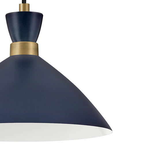 Simon Medium Convertible Pendant Matte Navy