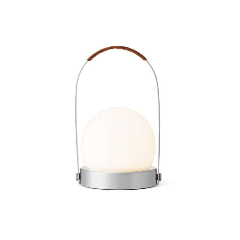 Carrie Portable Table Lamp Leather Handle/Aluminum