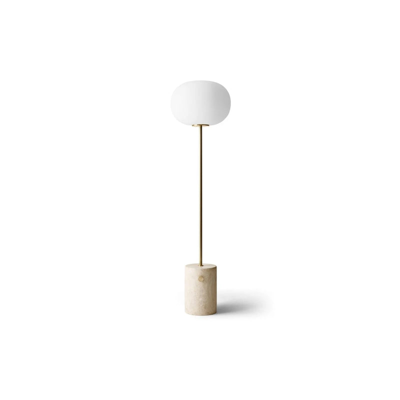 JWDA Floor Lamp Travertine/Brass
