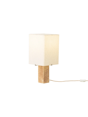 Nonna Tall Table Lamp Travertine