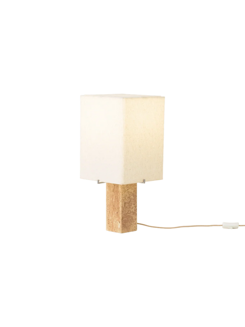 Nonna Tall Table Lamp Travertine
