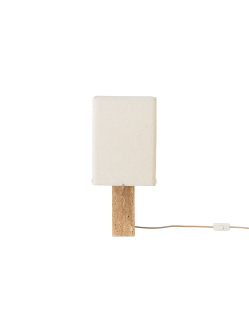 Nonna Tall Table Lamp Travertine