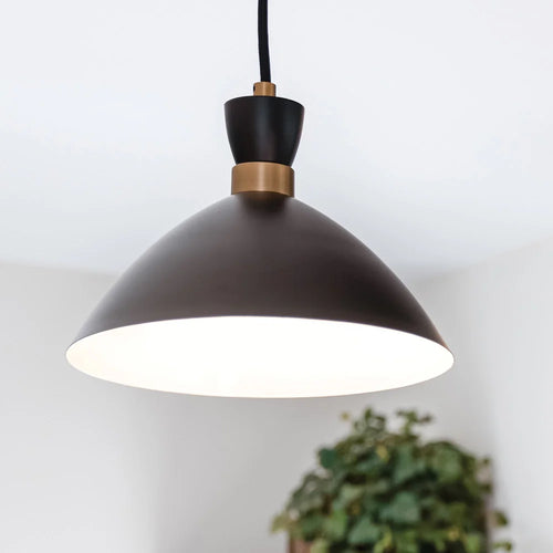 Simon Medium Convertible Pendant Black