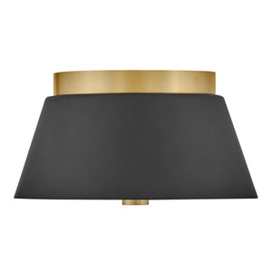 Tess Small Flush Mount Black