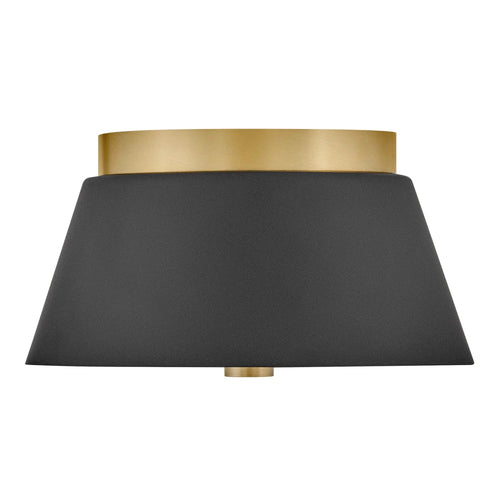 Tess Small Flush Mount Black
