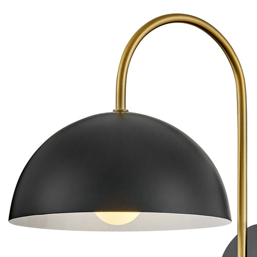 Lou Single Sconce Black