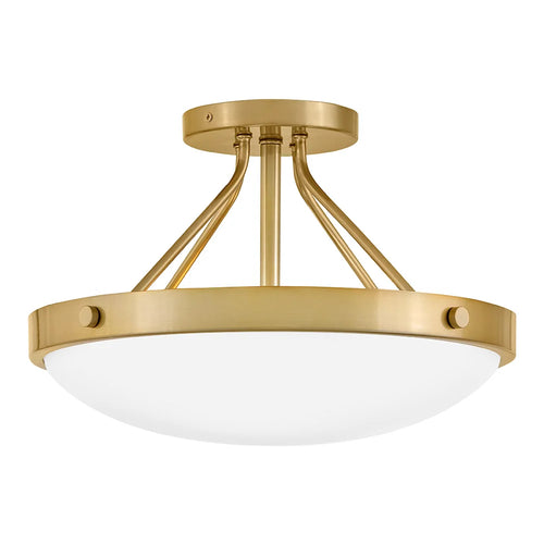 Gus Semi Flush Gold