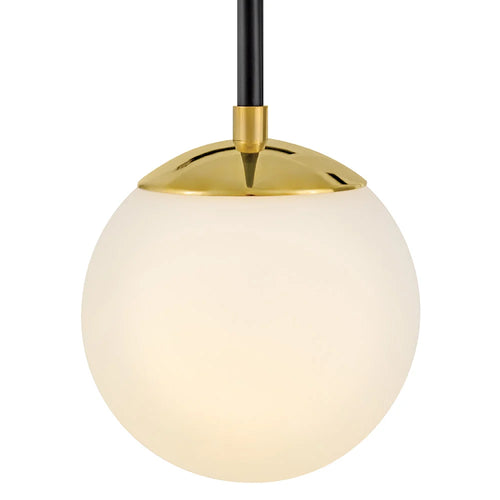 Auggie Single Globe Sconce Brass