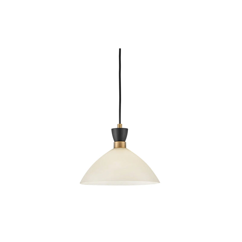 Simon Medium Convertible Pendant Brass