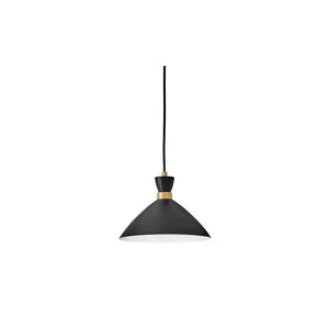 Simon Medium Convertible Pendant Black