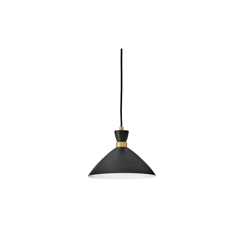 Simon Medium Convertible Pendant Black