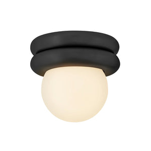 Noa Extra Small Convertible Flush Mount Black