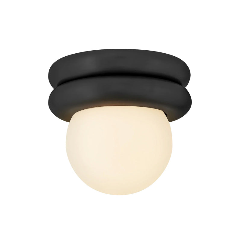Noa Extra Small Convertible Flush Mount Black