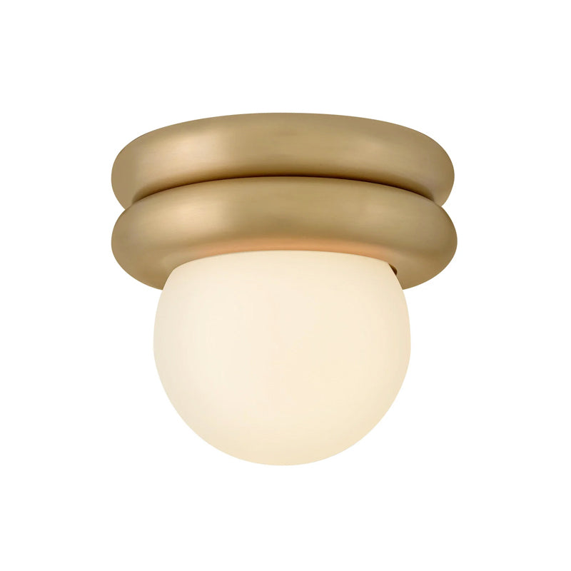 Noa Extra Small Convertible Flush Mount Brass