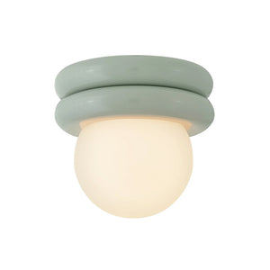 Noa Extra Small Convertible Flush Mount Seafoam