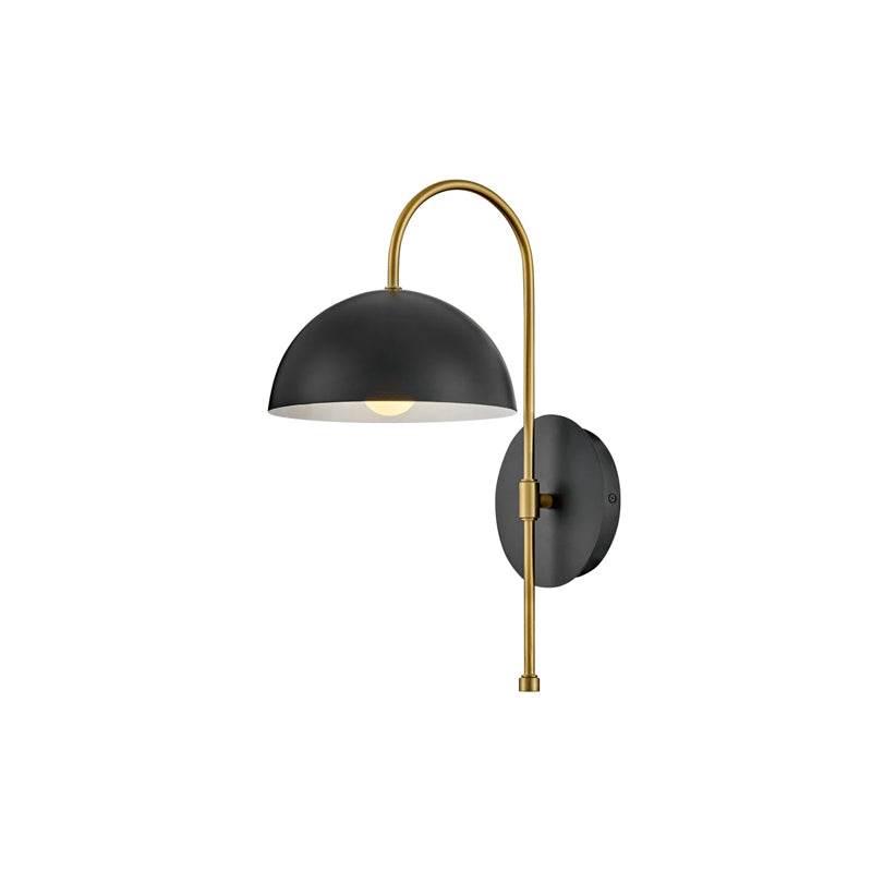 Lou Single Sconce Black