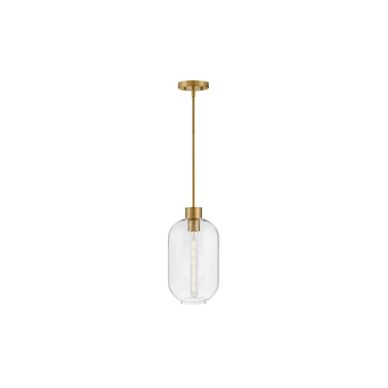 Greer Small Pendant Brass