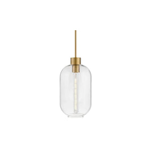 Greer Small Pendant Brass