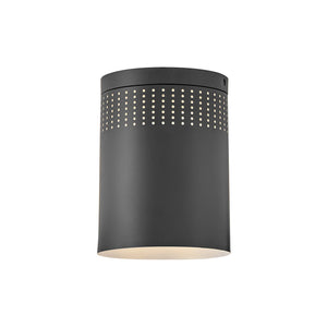 Casey Metal Flush Mount Black