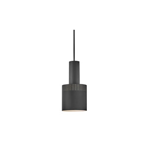 Casey Metal Pendant Black