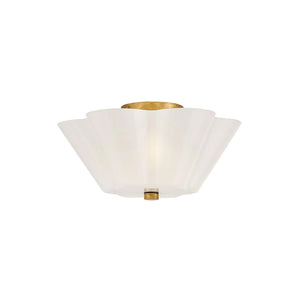Honey Semi Flush Brass