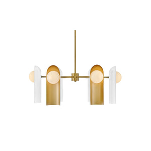 Zuri Chandelier White