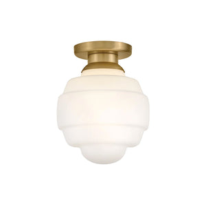 Penny Small Flush Mount Brass
