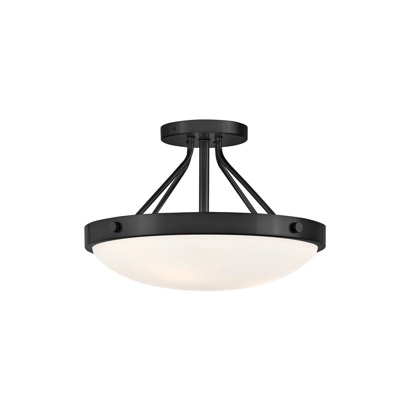 Gus Semi Flush Black